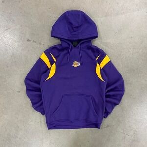 Vintage 2000s Los Angeles Lakers NBA Purple Hoodie Size M